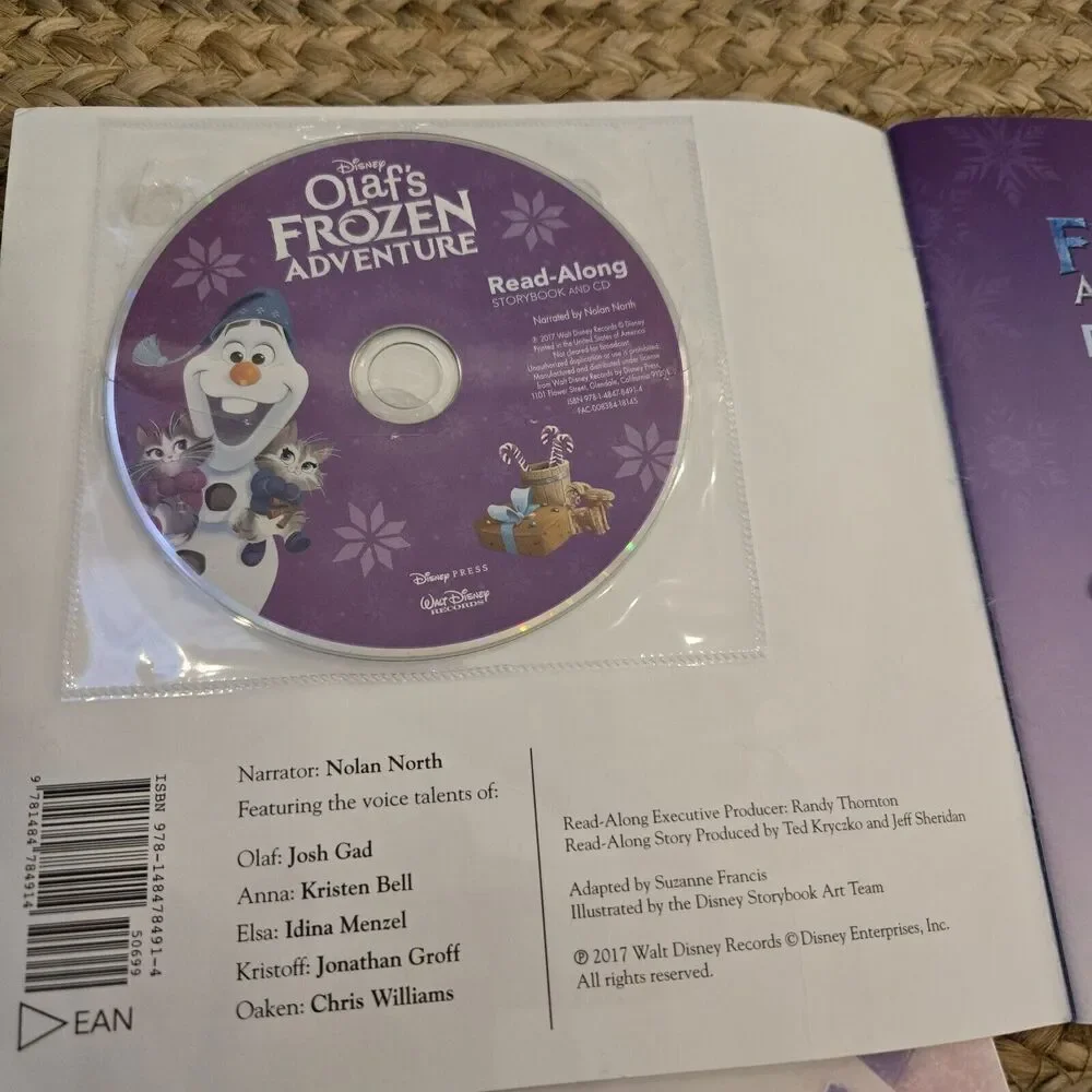 Frozen‎ Picture Book Set Of 3, Olaf Book with CD